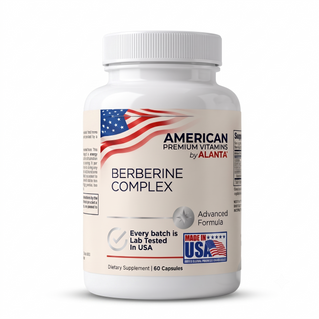 American Premium Vitamins by Alanta Berberine Complex 1,000 mg, 60 vegetable capsules