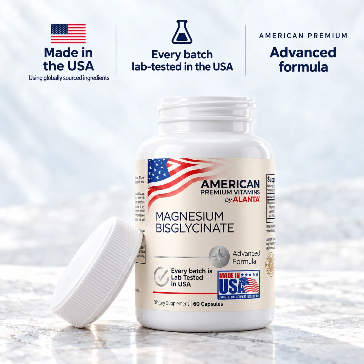 Original American Premium Magnesium Bisglycinate product image