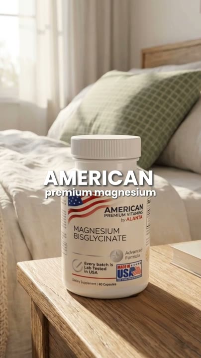 Frame from the American Premium Magnesium Bisglycinate product film