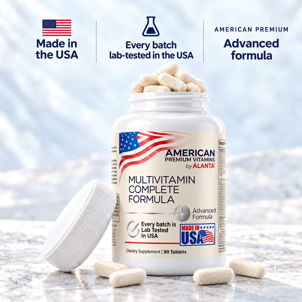 American Premium Vitamins by Alanta Multivitamin Complete Formula, 90 tablets